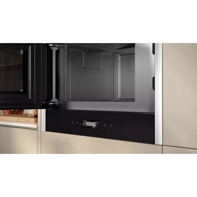 Neff NL4WR21N1 mikroviļņu krāsns Melna Solo mikroviļņu krāsns Iebūvējama 21 L 900 W