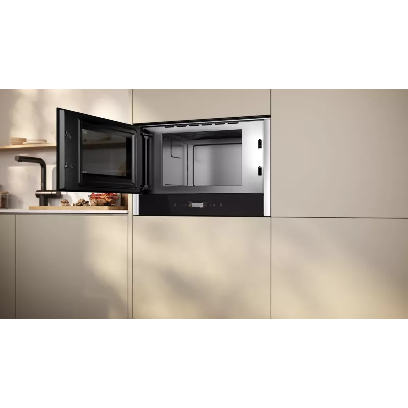 Neff NL4WR21N1 mikroviļņu krāsns Melna Solo mikroviļņu krāsns Iebūvējama 21 L 900 W