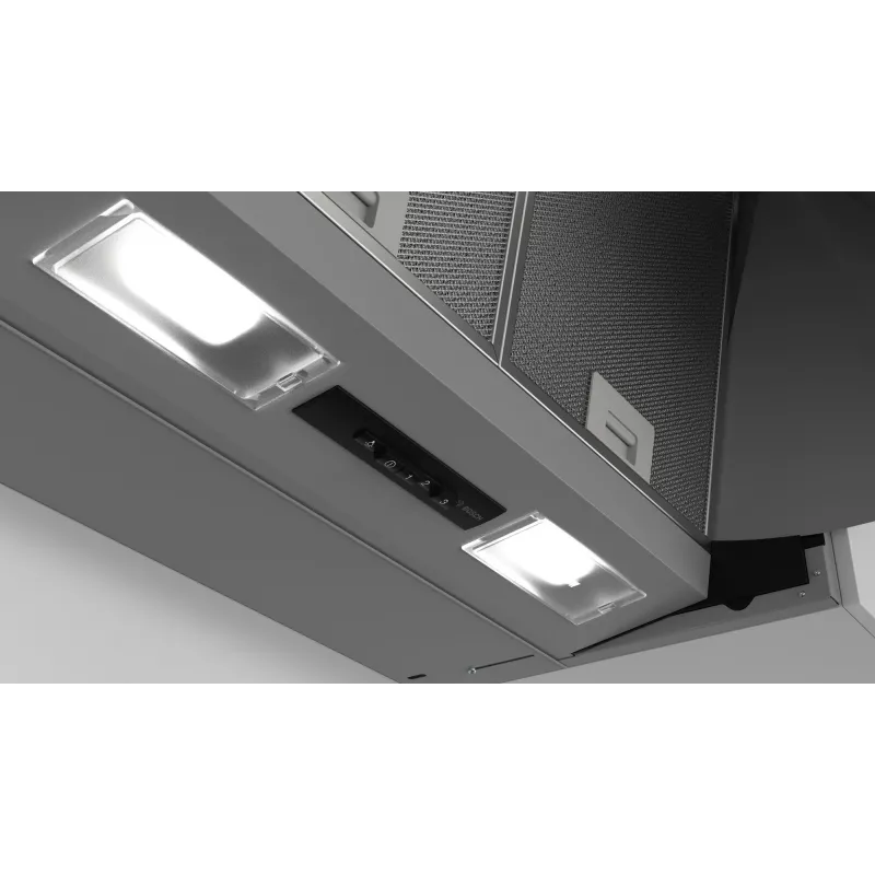 Bosch Serie 2 DEM66AC00 tvaika nosūcējs Daļēji iebūvējams (izvelkams) Nerūsējošais tērauds 625 m³/h
