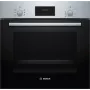Bosch Serie 2 HBF133BR0 cepeškrāsns 66 L Melna, Nerūsējošais tērauds