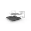 Bosch Serie 2 HBF133BR0 cepeškrāsns 66 L Melna, Nerūsējošais tērauds