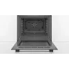 Bosch Serie 2 HBF133BR0 cepeškrāsns 66 L Melna, Nerūsējošais tērauds