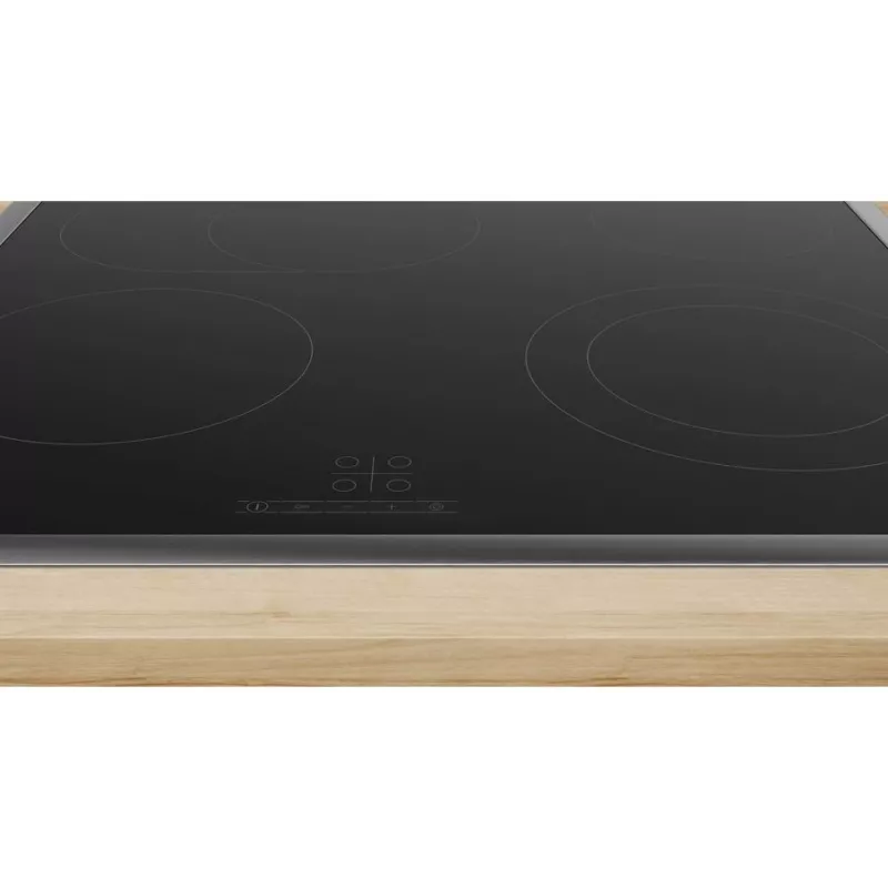 Bosch Serie 4 PKN645BA2E plīts virsma Melna Iebūvējama 60 cm Keramiskā plīts virsma 4 zona(s)
