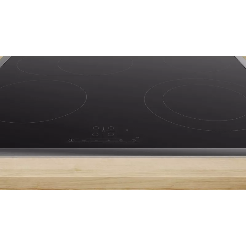 Bosch Serie 4 PKN645BB2E melna plīts, iebūvējama, platums 60 cm, indukcijas zona, 4 zonu(s)