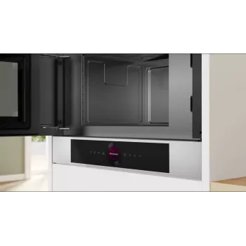 Bosch Series 8 BFL7221W1 mikroviļņu krāsns, balta, Solo mikroviļņu krāsns, Iebūvējama, 21 L, 900 W