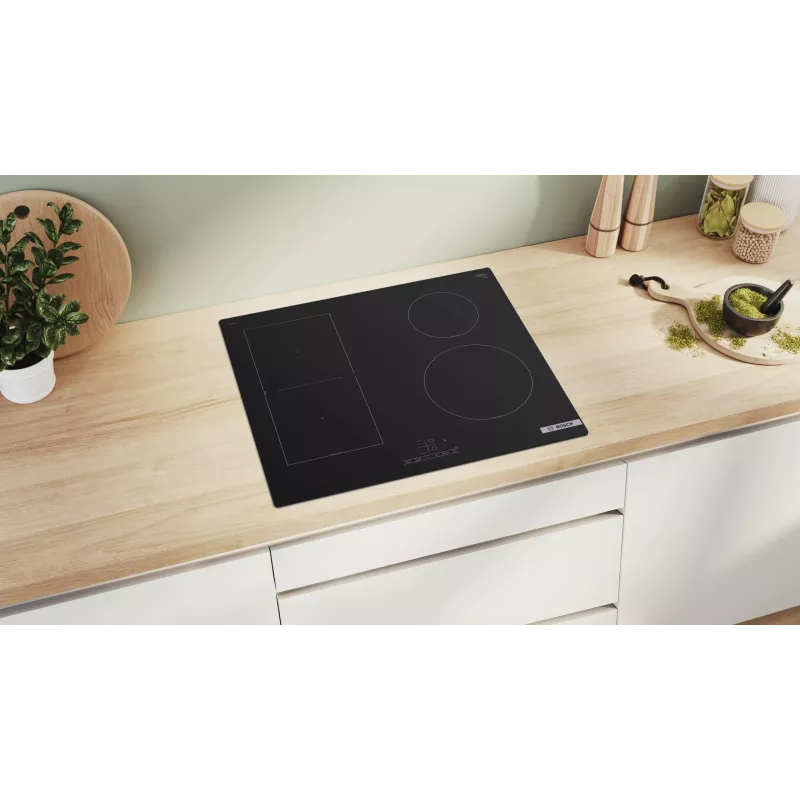 Bosch Serie 4 PVS61RBB5E plīts virsma Melns Iebūvējams 60 cm Indukcijas plīts virsma 4 zones