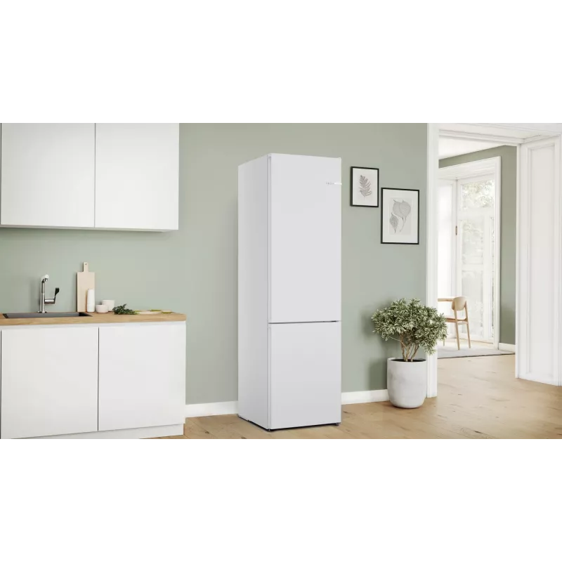 Bosch Serie 4 KGN392WCF ledusskapis ar saldētavu Brīvstāvošs 363 L Balts