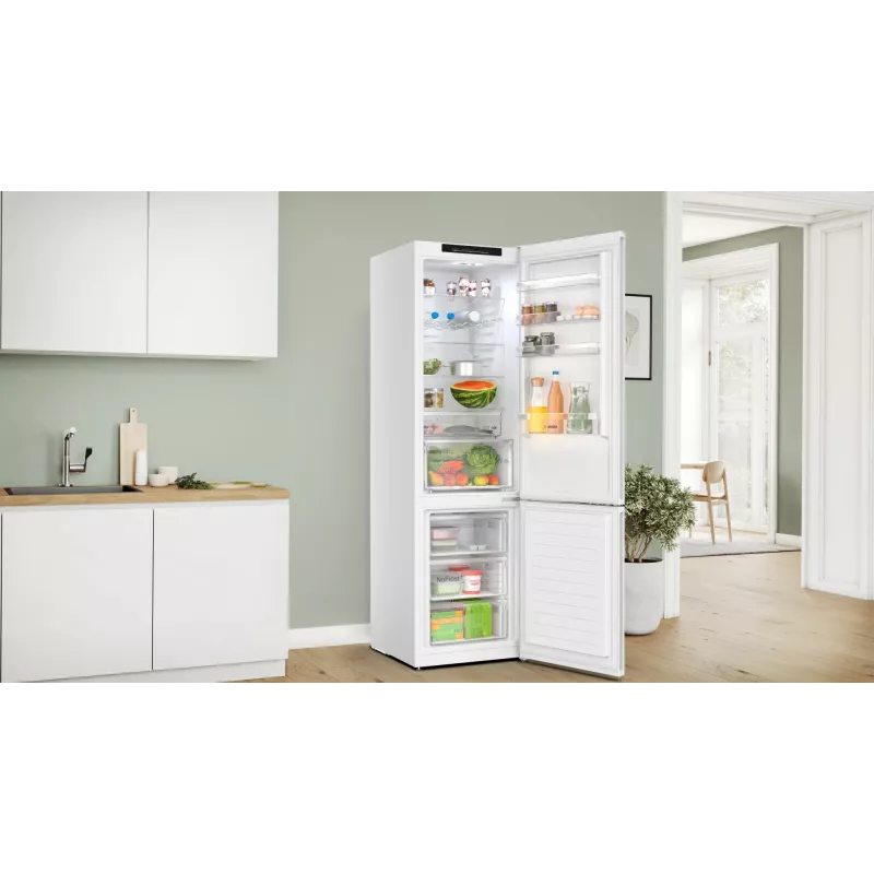 Bosch Serie 4 KGN392WCF ledusskapis ar saldētavu Brīvstāvošs 363 L Balts