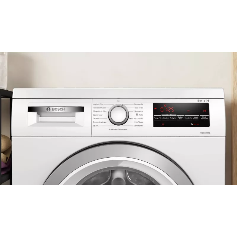 Bosch Serie 6 WUU28T70 veļas mazgājamā mašīna ar priekšējo ielādi 8 kg 1400 apgr./min Balta