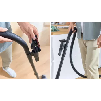 Bosch Serie 4 BGB38RD2 putekļsūcējs 4 L cilindriskais putekļsūcējs sausajai tīrīšanai 600 W putekļu maiss