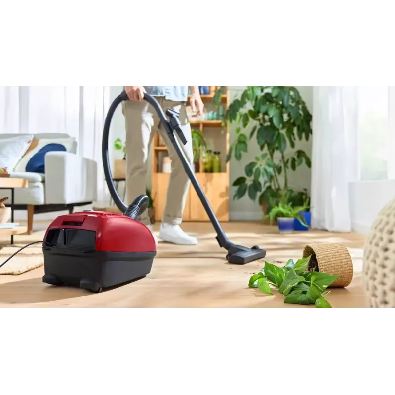 Bosch Serie 4 BGB38RD2 putekļsūcējs 4 L cilindriskais putekļsūcējs sausajai tīrīšanai 600 W putekļu maiss