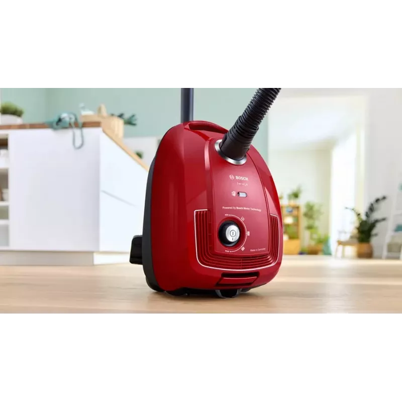 Bosch Serie 4 BGB38RD2 putekļsūcējs 4 L cilindriskais putekļsūcējs sausajai tīrīšanai 600 W putekļu maiss