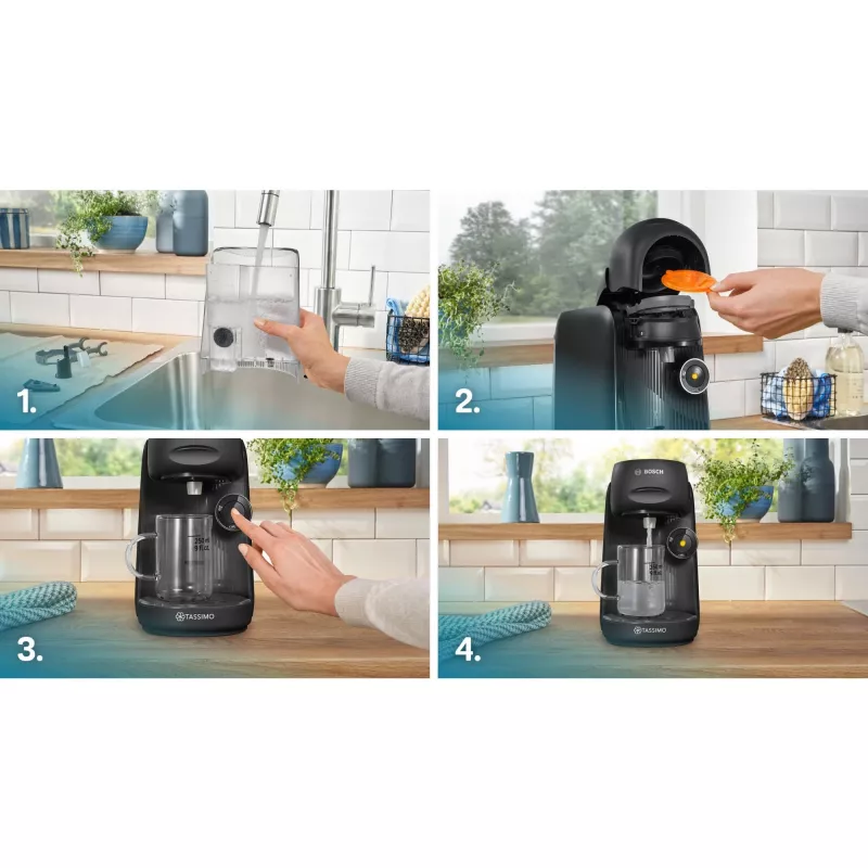 Bosch TAS162E kafijas automāts Pilnībā automātiska Kapsulu kafijas automāts 0,7 L
