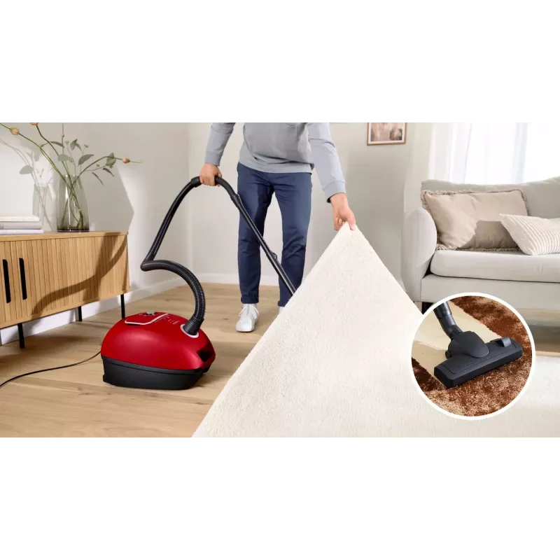 Bosch BGB41PET1 putekļsūcējs 4 L cilindra putekļsūcējs sausā tīrīšana 700 W putekļu maiss