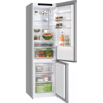 Bosch Serie 4 KGN392LAG ledusskapis-sal dētāja Brīvstāvoša 363 L Metālisks