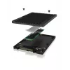 ICY BOX IB-M2U04 SSD korpuss Melns 2.5 collas