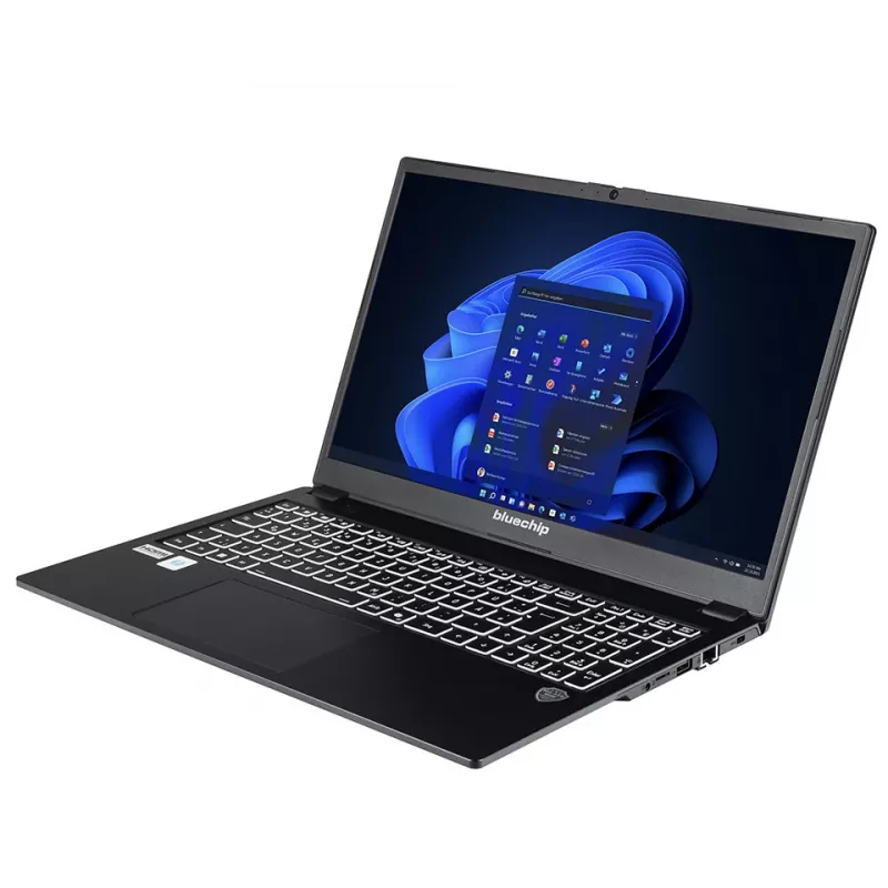 bluechip TRAVELline L15W19 Intel® Core™ 5 procesors 120U / līdz 5,00 GHz, Windows 11 Pro, 15,6 inch matēts IPS panelis, 1920 x 1080, 16 GB DDR5, 500 GB NVMe SSD, Intel® Wi-Fi 7, Bluetooth 5.4, Intel® grafika, Thunderbolt™ 4 caur Type-C portu