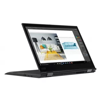 T1A Lenovo ThinkPad X1 Yoga (3. paaudze) Atjaunots Intel® Core™ i7 i7-8650U Hibrīds (2-in-1) 35.6 cm (14 collas) Skārienekrāns Full HD 16 GB LPDDR3-SDRAM 512 GB SSD Wi-Fi 6 (802.11ax) Windows 11 Pro Vācu Melns