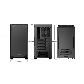 be quiet Pure Base 500 Window Melns