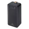 Ārējais akumulators Rivacase VA1084, litija polimēra akumulators, 40000 mAh, Quick Charge 3.0, 2× USB-C + 1× USB-A, melns