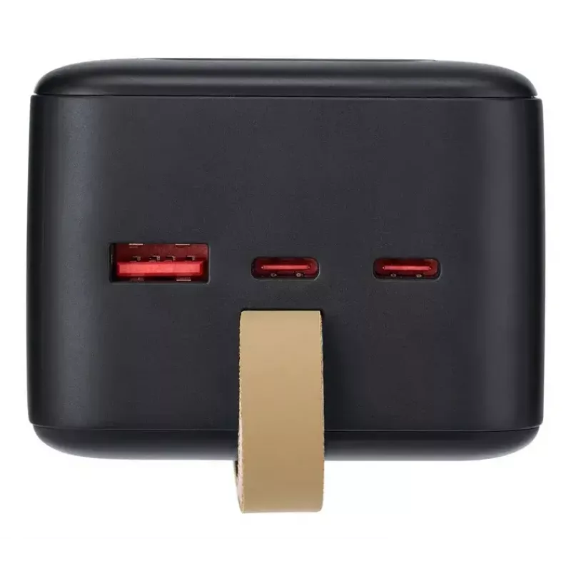 Ārējais akumulators Rivacase VA1084, litija polimēra akumulators, 40000 mAh, Quick Charge 3.0, 2× USB-C + 1× USB-A, melns