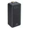 Ārējais akumulators Rivacase VA1084, litija polimēra akumulators, 40000 mAh, Quick Charge 3.0, 2× USB-C + 1× USB-A, melns