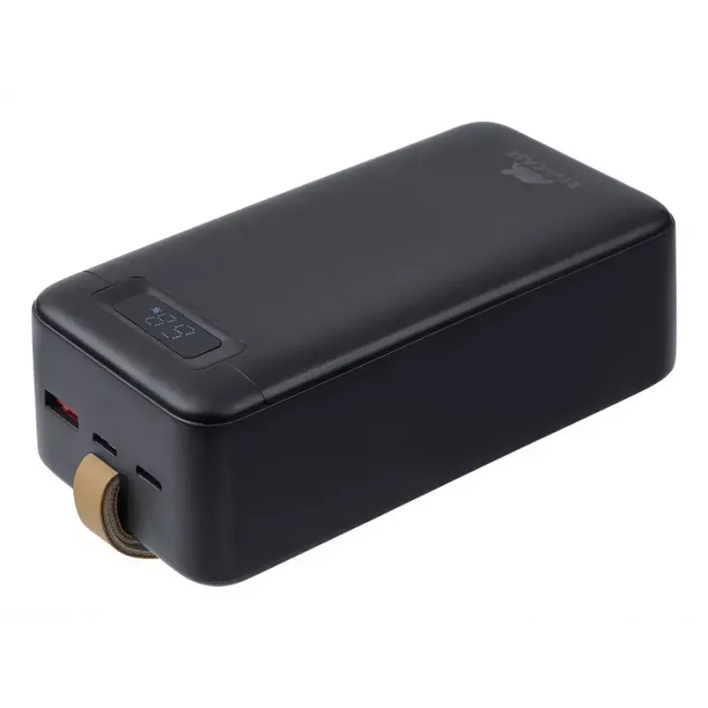 Ārējais akumulators Rivacase VA1084, litija polimēra akumulators, 40000 mAh, Quick Charge 3.0, 2× USB-C + 1× USB-A, melns