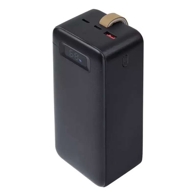Ārējais akumulators Rivacase VA1084, litija polimēra akumulators, 40000 mAh, Quick Charge 3.0, 2× USB-C + 1× USB-A, melns