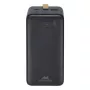 Ārējais akumulators Rivacase VA1084, litija polimēra akumulators, 40000 mAh, Quick Charge 3.0, 2× USB-C + 1× USB-A, melns