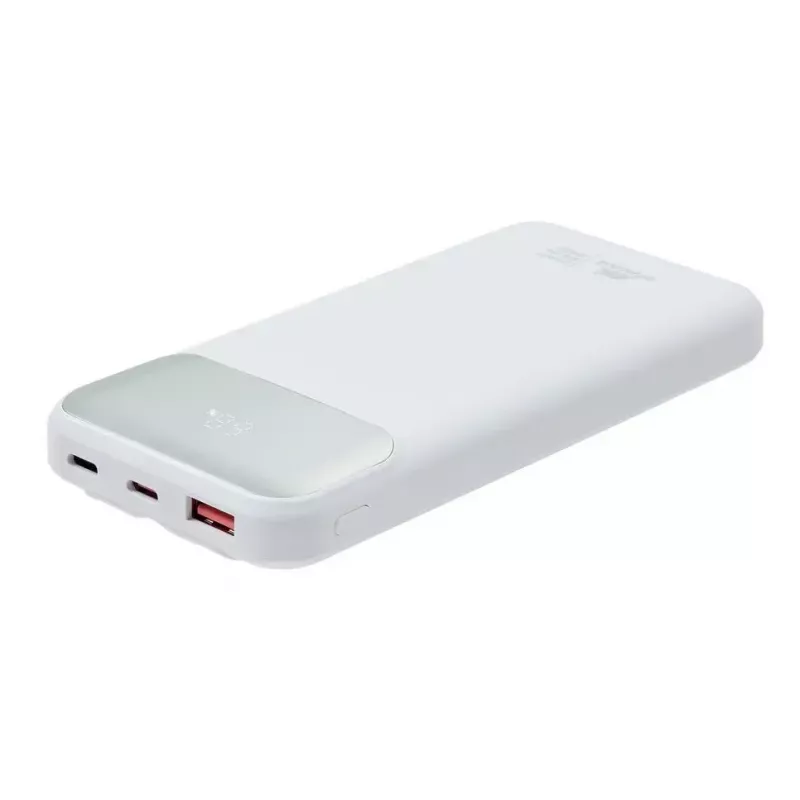 Portable power bank Rivacase VA2211WH — 10000 mAh, PD 3.0, QC 3.0, 1x USB-A + 2x USB-C, 22.5 W output