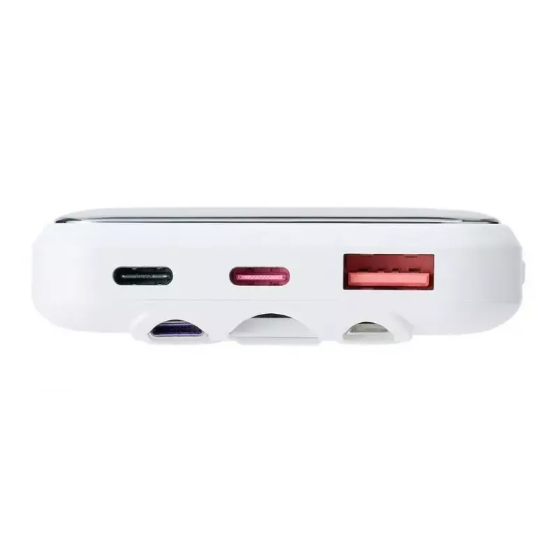 Portable power bank Rivacase VA2211WH — 10000 mAh, PD 3.0, QC 3.0, 1x USB-A + 2x USB-C, 22.5 W output