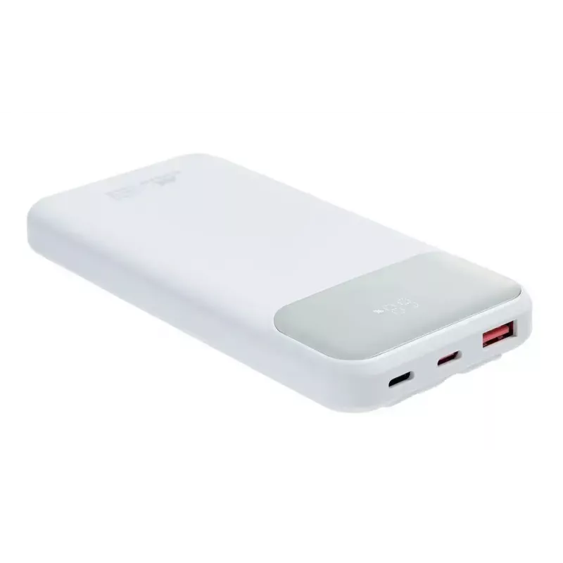 Portable power bank Rivacase VA2211WH — 10000 mAh, PD 3.0, QC 3.0, 1x USB-A + 2x USB-C, 22.5 W output