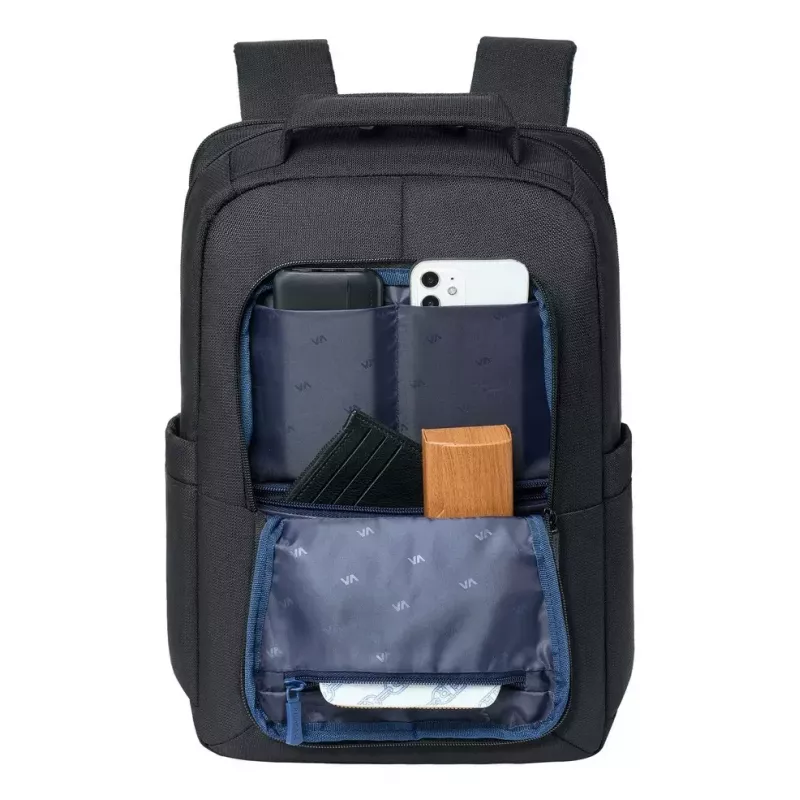 Mugursoma Rivacase 8425 40,6 cm (16 collas) Melna Pārnēsāšanas rokturis Plecu siksna
