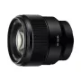 Sony FE 85mm F1.8 MILC/SLR teleobjektīvs melns