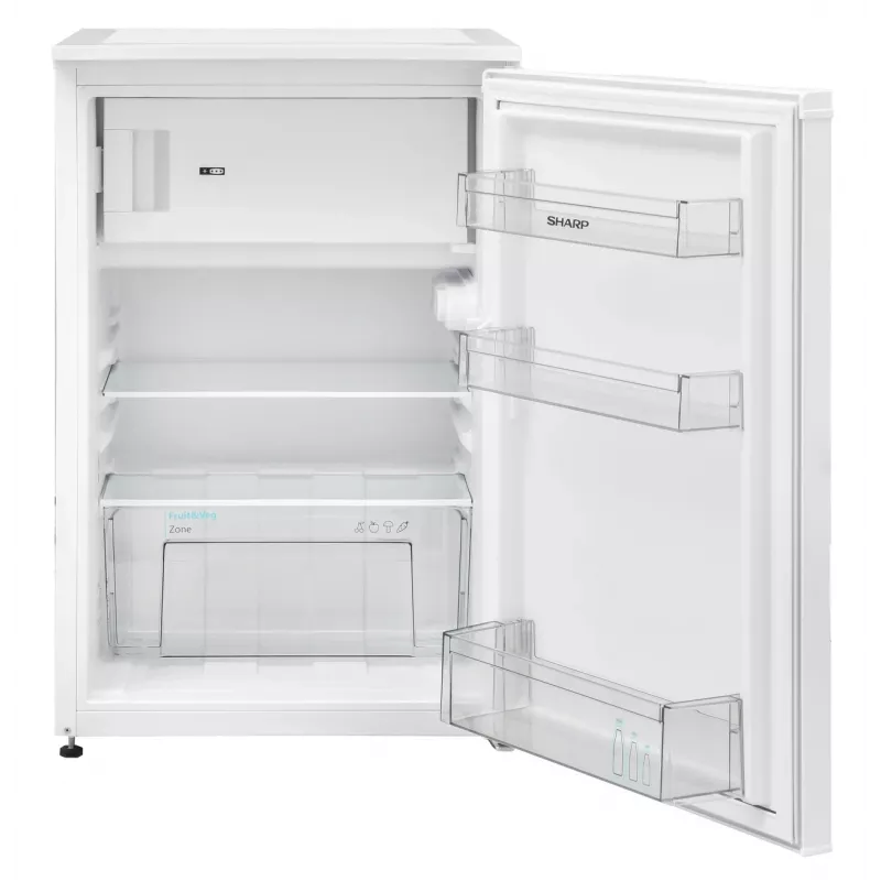 Sharp SJ-UD121T2W-EU kombinētais ledusskapis Brīvstāvošs 121 L Balts