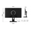JAPANNEXT JN-I238FHD200F datora monitors 60,5 cm (23,8 collas) 1920 x 1080 pikseļi Full HD LCD melns