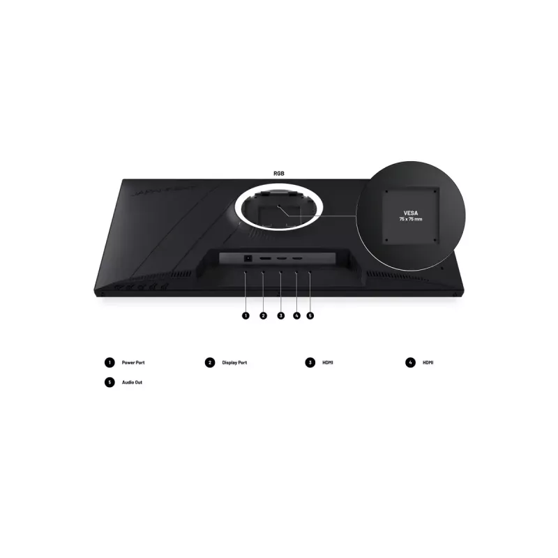 JAPANNEXT JN-I238FHD200F datora monitors 60,5 cm (23,8 collas) 1920 x 1080 pikseļi Full HD LCD melns