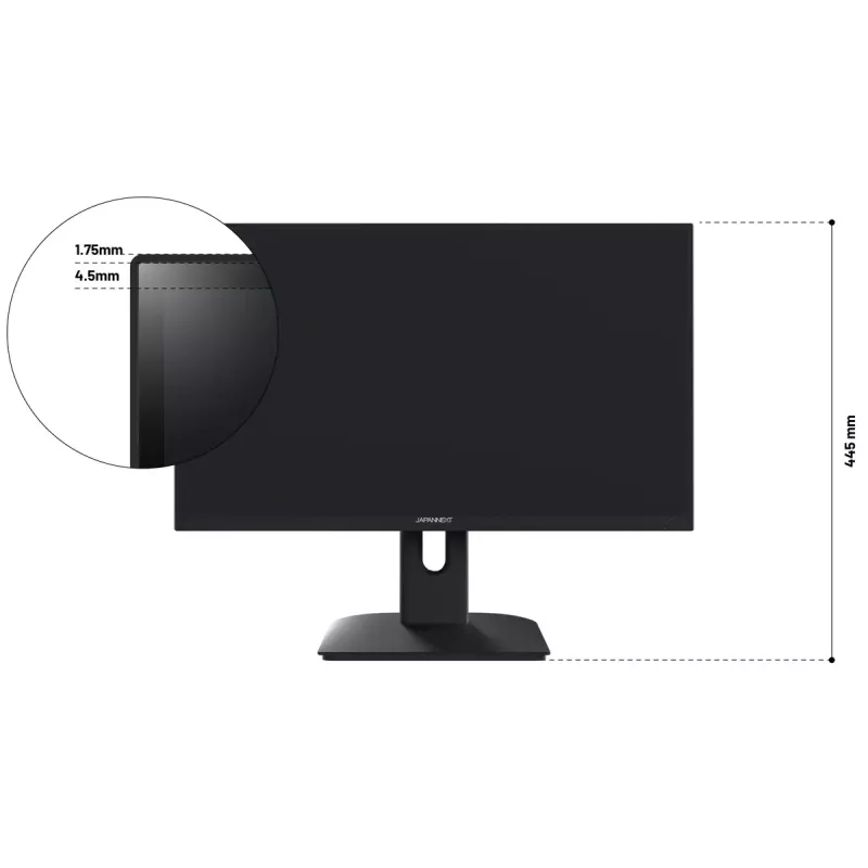 JAPANNEXT JN-I238FHD200F datora monitors 60,5 cm (23,8 collas) 1920 x 1080 pikseļi Full HD LCD melns