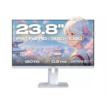JAPANNEXT JN-I238FHD120F-HSP-W datora monitors 60,5 cm (23,8 collas) 1920 x 1080 pikseļi Full HD LCD Balts