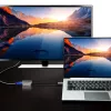 ATEN USB-C uz VGA adapteris, USB Type-C, VGA (D-Sub), vīrišķais, sievišķais, taisns, taisns
