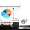 ATEN USB-C uz VGA adapteris, USB Type-C, VGA (D-Sub), vīrišķais, sievišķais, taisns, taisns