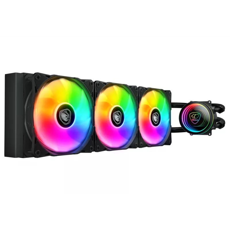 Universāls šķidruma dzesētājs COUGAR Gaming CGR-PSDELRGB-B-360 12 cm melns