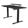COUGAR E-Star 140 elektriskais spēļu galds, melns (1400x600x720-1170mm)