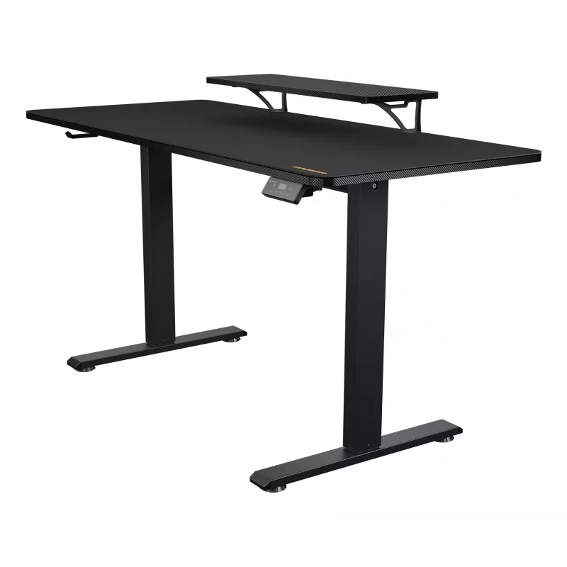 COUGAR E-Star 140 elektriskais spēļu galds, melns (1400x600x720-1170mm)