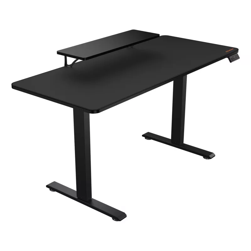 COUGAR E-Star 140 elektriskais spēļu galds, melns (1400x600x720-1170mm)