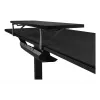 COUGAR E-Star 140 elektriskais spēļu galds, melns (1400x600x720-1170mm)