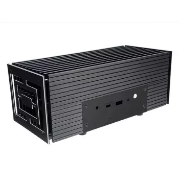 PC korpuss Akasa A-NUC52-M1B Cube, melns
