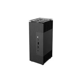 PC korpuss Akasa A-NUC52-M1B Cube, melns