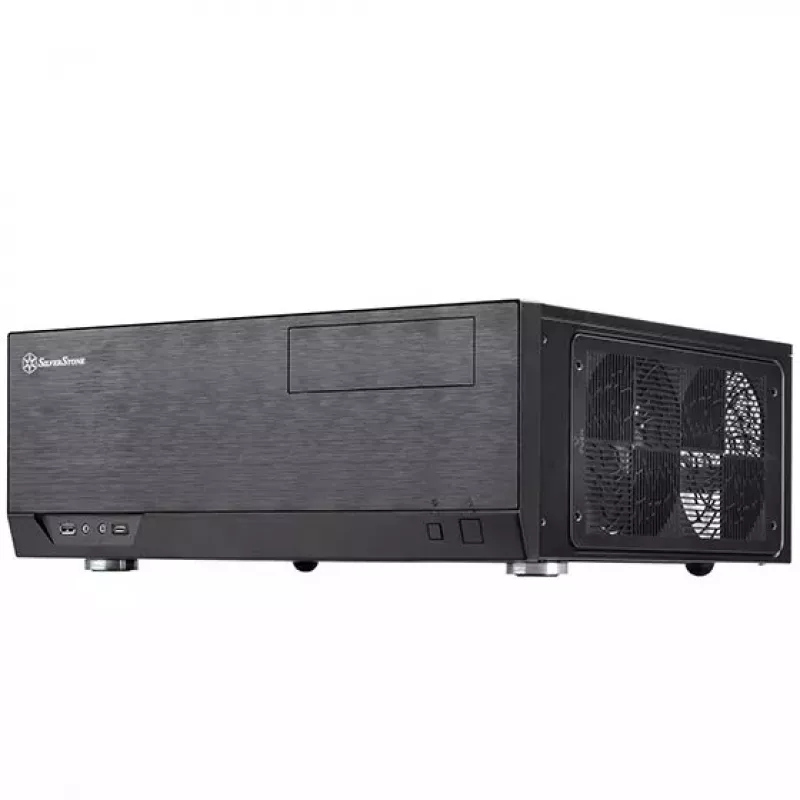 PC Case Silverstone GD09B-C HTPC Melns