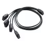 Kabelis Silverstone CPL03 0,3 m 4 x 4 kontaktu PWM 4 kontaktu PWM